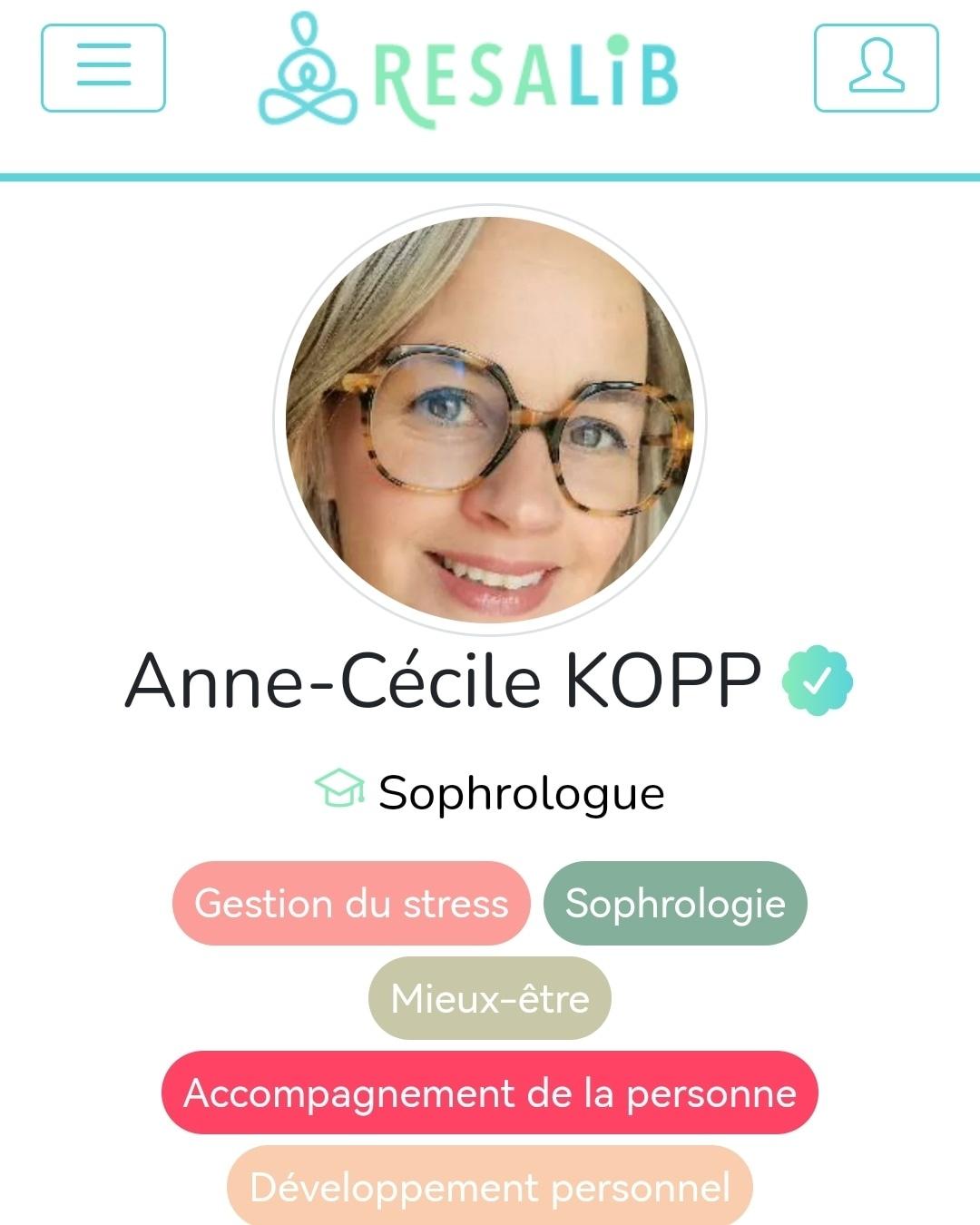 Anne-cécile Kopp - Sophrologue - Orléans Orléans