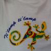 Tee-shirts De Notre Marque Ti Lamp Ti Lamp Avec Un Margouilla Brodé