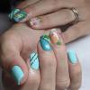 By Marine Blue Nail Trend
