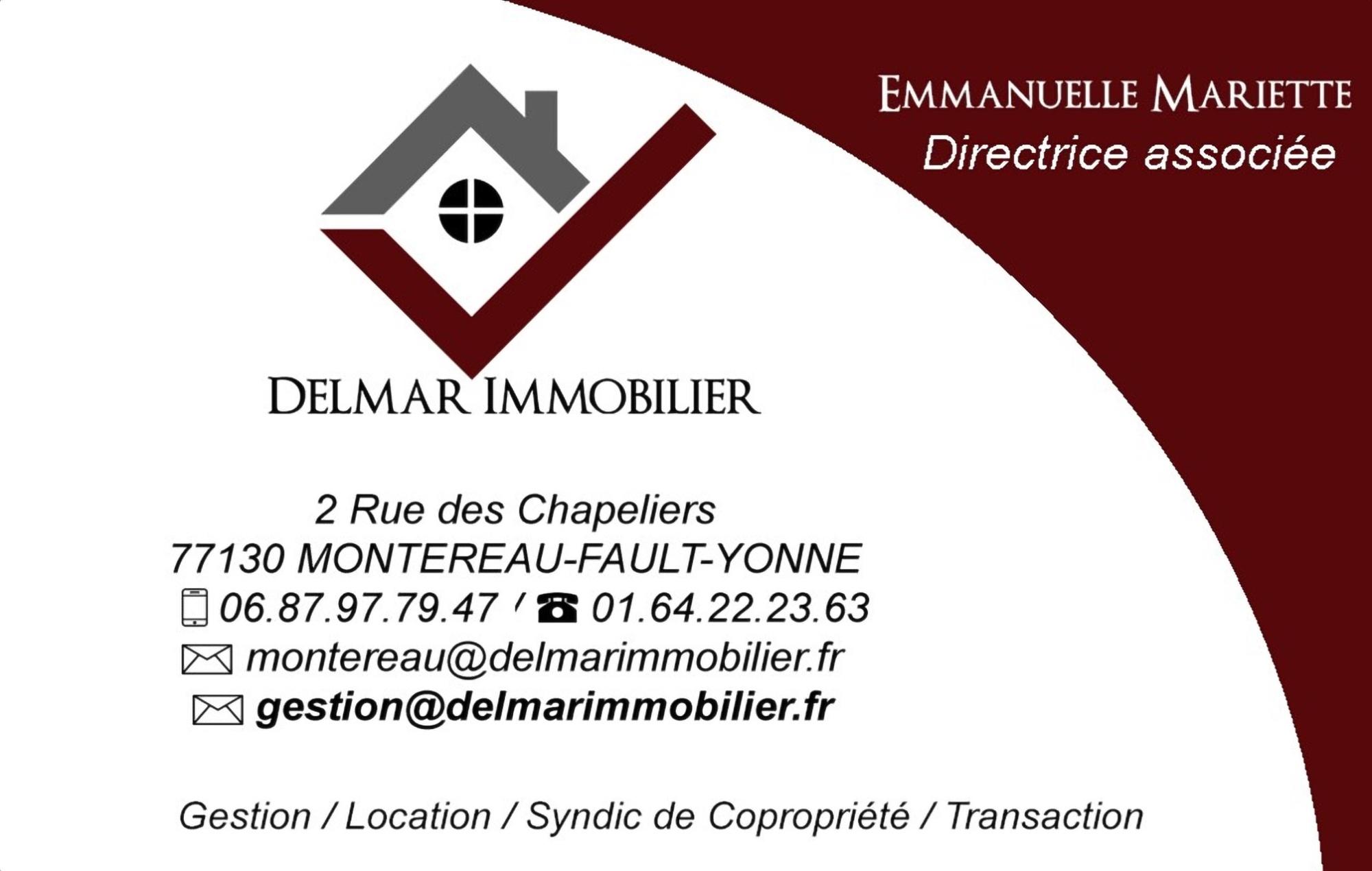 Delmar Immobilier - Agence Immobilière 77  Montereau Fault Yonne