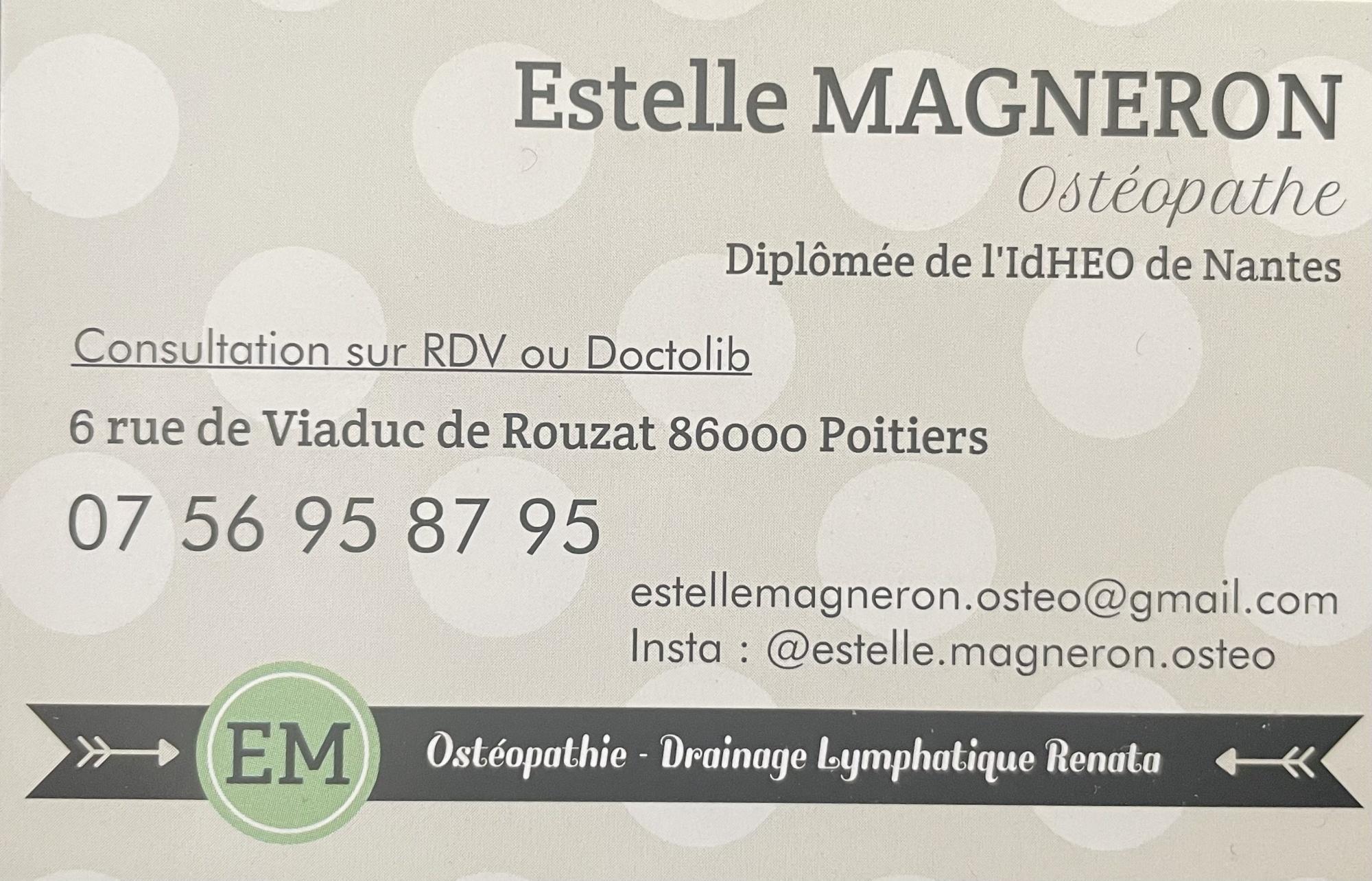 Estelle Magneron Ostéopathe Et Drainage Lymphatique Poitiers