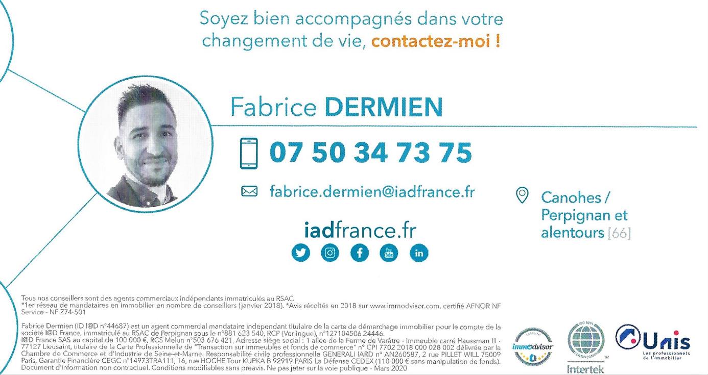 Fabrice Dermien - Agent Mandataire En Immobilier Dans Les Pyrénées Orientales Canohès