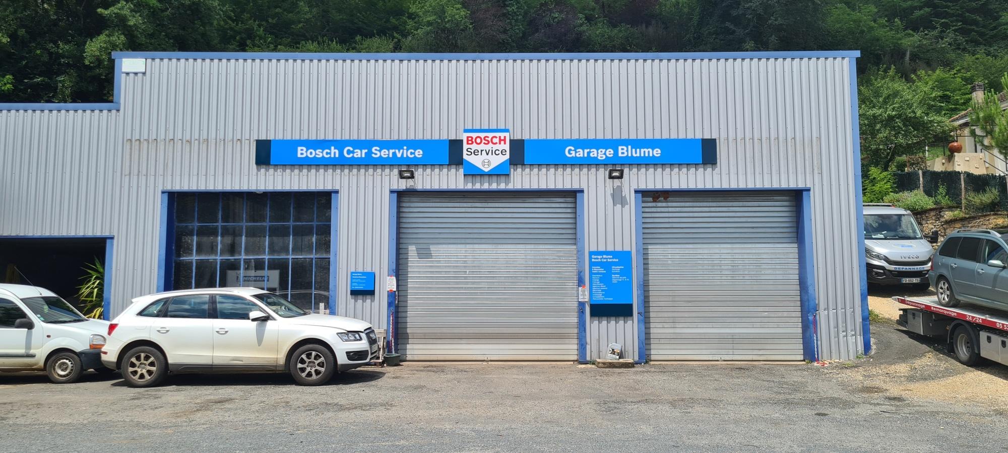 Garage Blume Jean-christophe : Réparations/dépannage 24/24 - Bosch Car Service Montignac