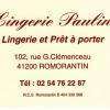 Lingerie Pauline Romorantin Lanthenay