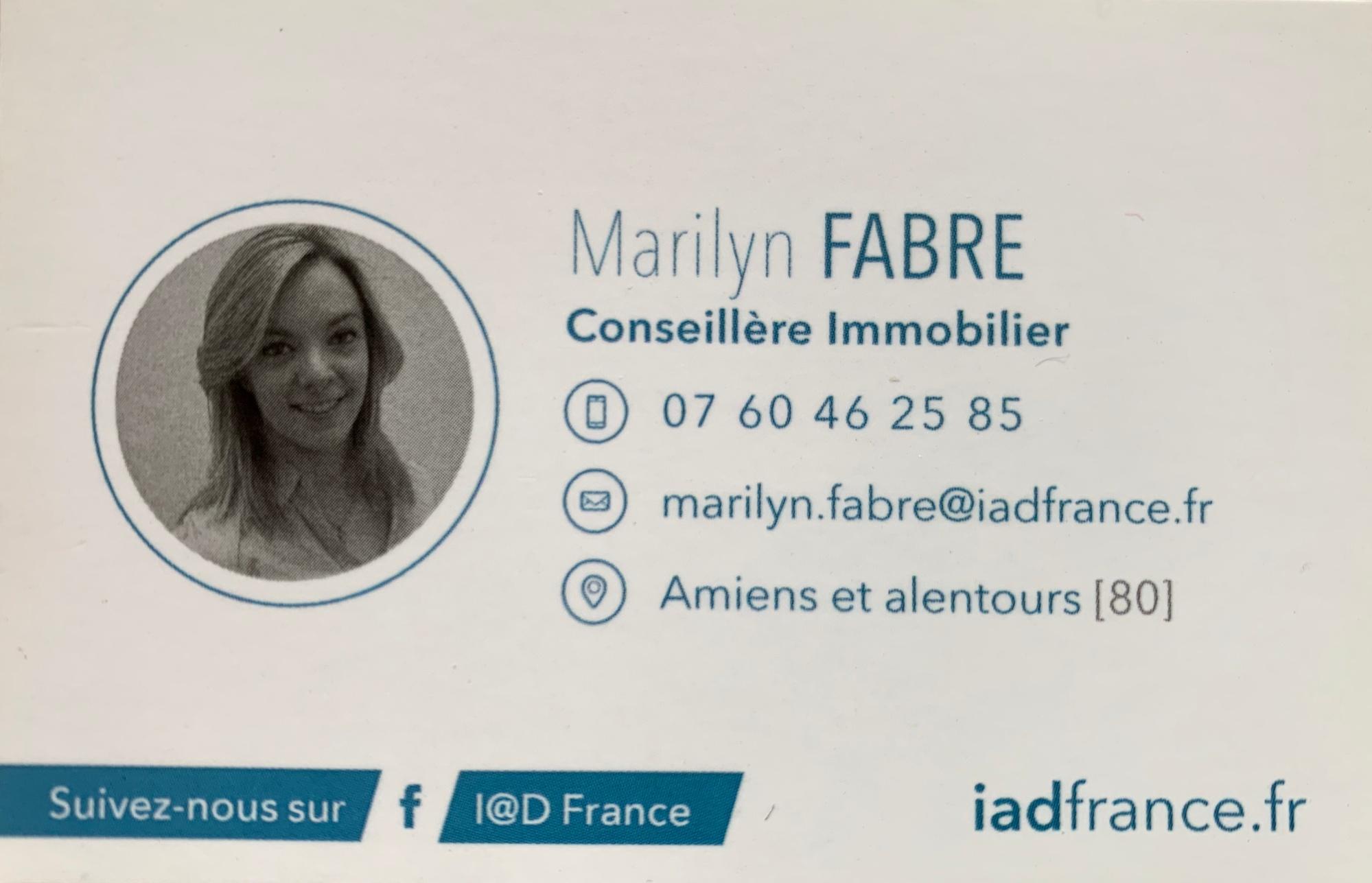Marilyn Fabre - Iad France - Votre Conseillère Immobilier Longueau