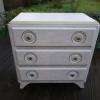 Commode Vintage Ivoire / Or