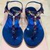 Etr'ange - Touquet Chaussures - Tongs Bleues Eddicuomo