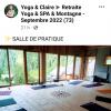 Salle De Pratique
Weekend Yoga
Le Chalet Du Blanc (73)
