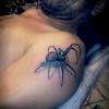 Araignée Freehand Tattoo