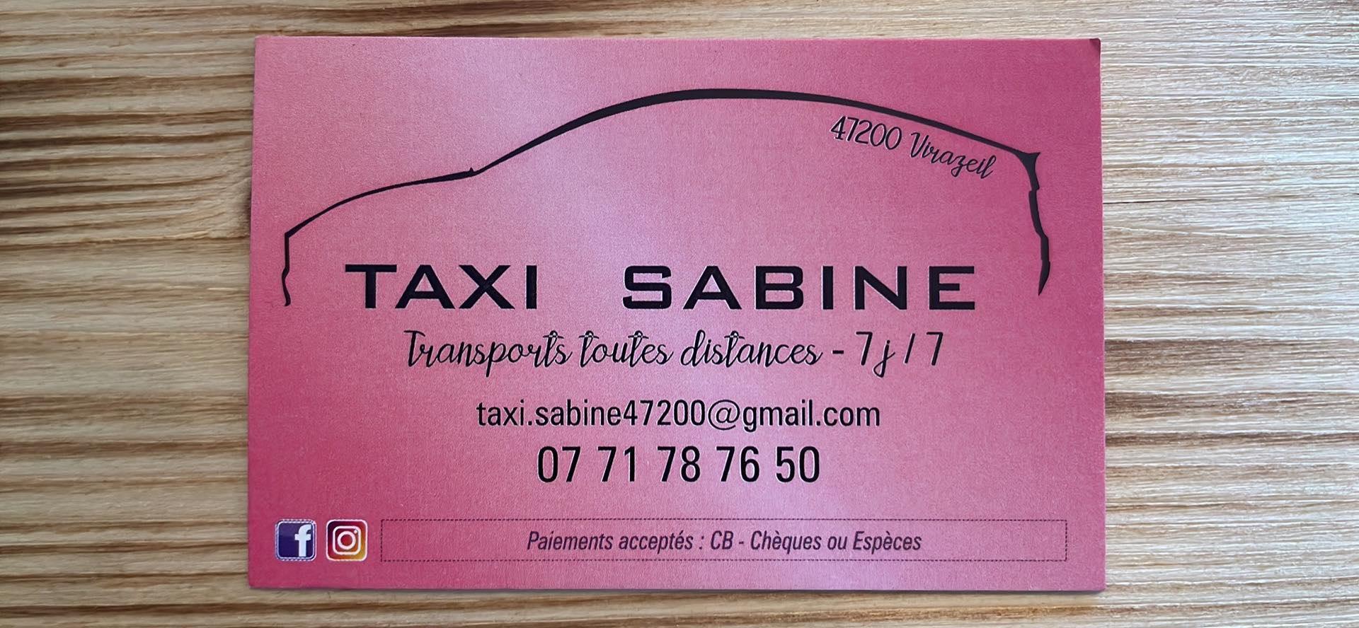 Taxi Sabine Virazeil